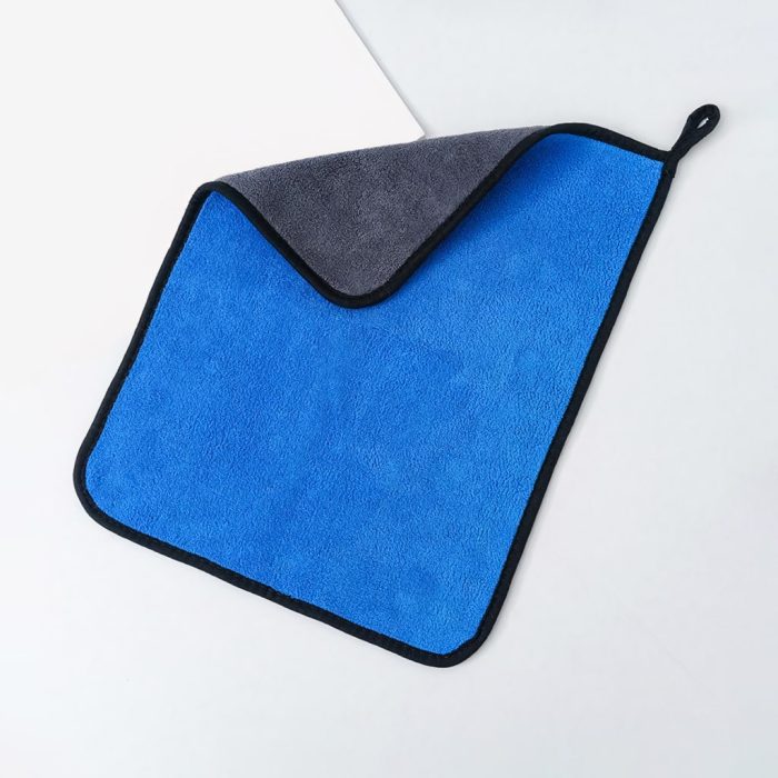 Absorbent Velvet Towel bLUE