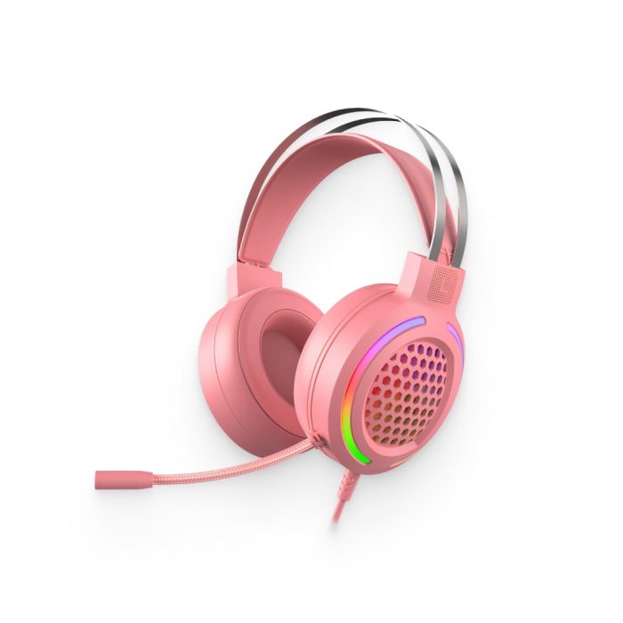 Pink Hollow Textured Headset - Image 2