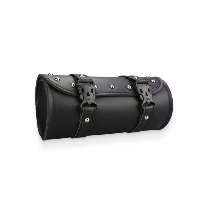Polyurethane Leather Motorcycle Saddle Bag - Image 2