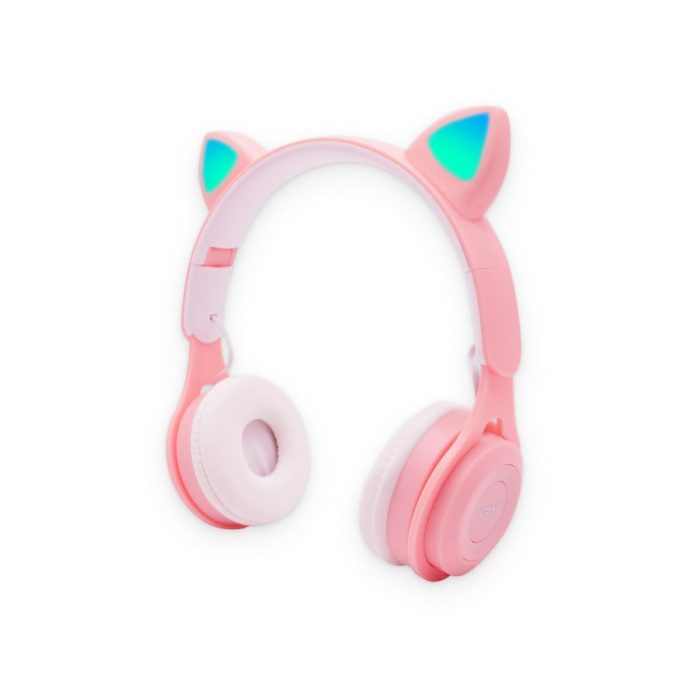 Pink Headphones With Cat Ears - Image 2