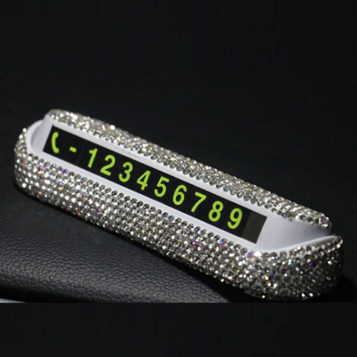 Bedazzled Phone Number Placard - Image 3