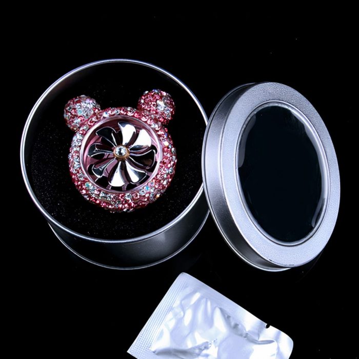 Pink Crystal Bear Air Freshener - Image 3