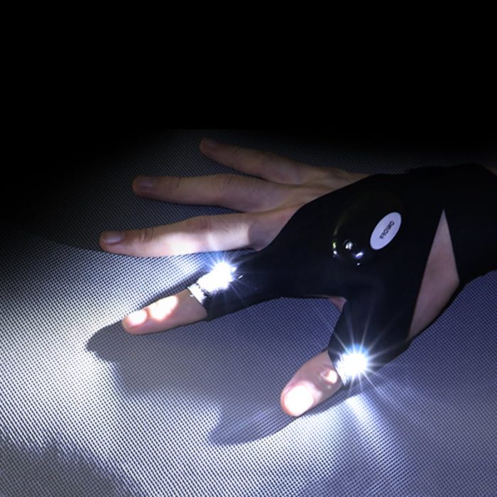 Waterproof LED Light Work Gloves - Image 2
