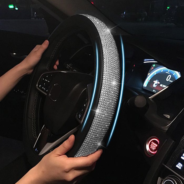 Rhinestone Steering Wheel Cover - Image 2